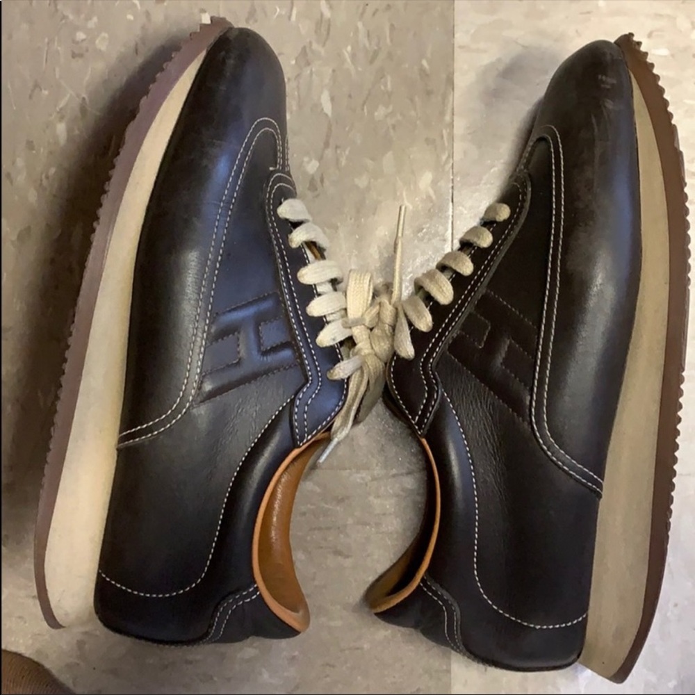Hermes Leather Trainers